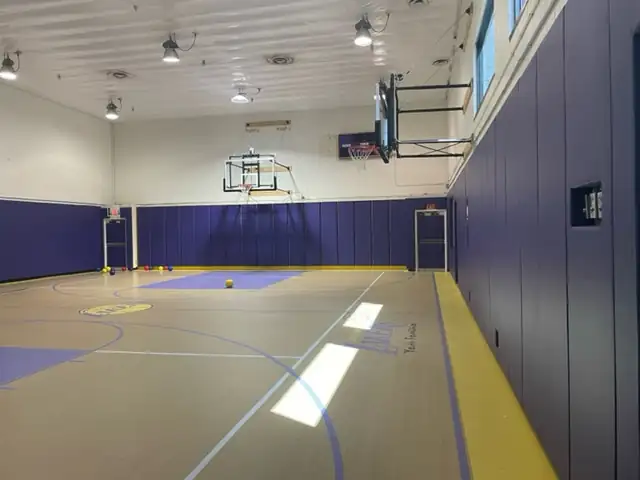 Laker Themed Gymnasium
